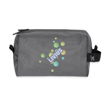 Université des sciences appliquées de Tite-Live - Trousse de toilette en tissu recyclé - anthracite - Devant