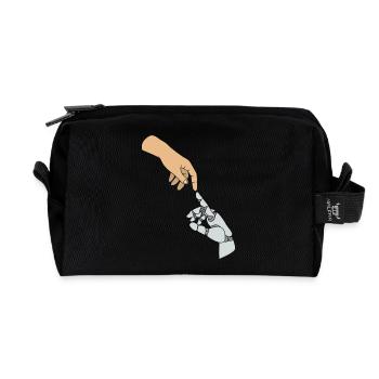 GPT Artificial Intelligence - Recycled Toiletry Zip Bag - black - Front