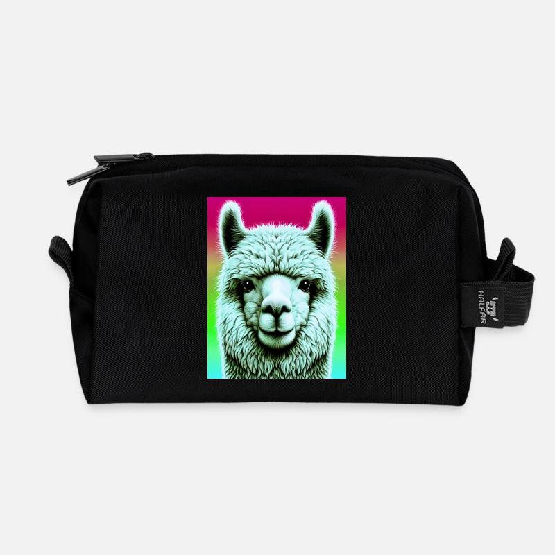 Alpaca - Recycled Toiletry Zip Bag - black