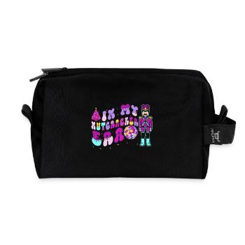 Weihnachten Xmas Spruch In My Nutcracker Era - Recycelte Kulturtasche - Schwarz - Vorne
