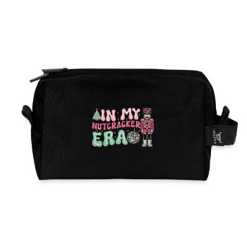 Weihnachten Xmas Spruch In My Nutcracker Era - Recycelte Kulturtasche - Schwarz - Vorne
