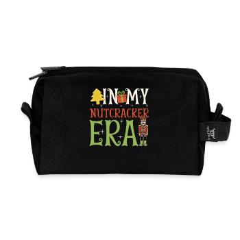 Weihnachten Xmas Spruch In My Nutcracker Era - Recycelte Kulturtasche - Schwarz - Vorne