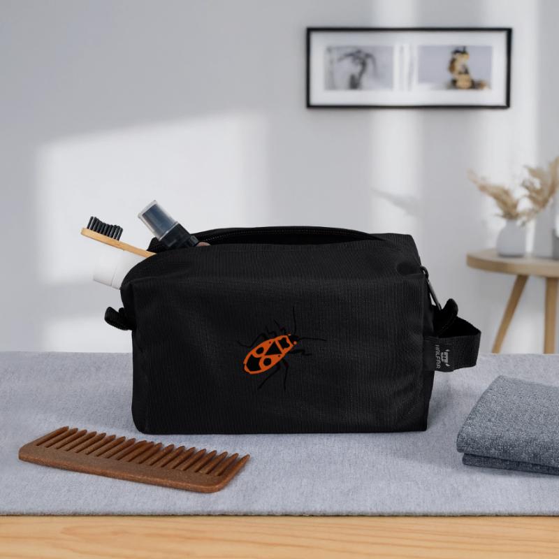Fire beetle - insect - Firebug Recycled Toiletry Zip Bag