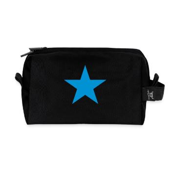 Blue star - Trousse de toilette en tissu recyclé - noir - Devant