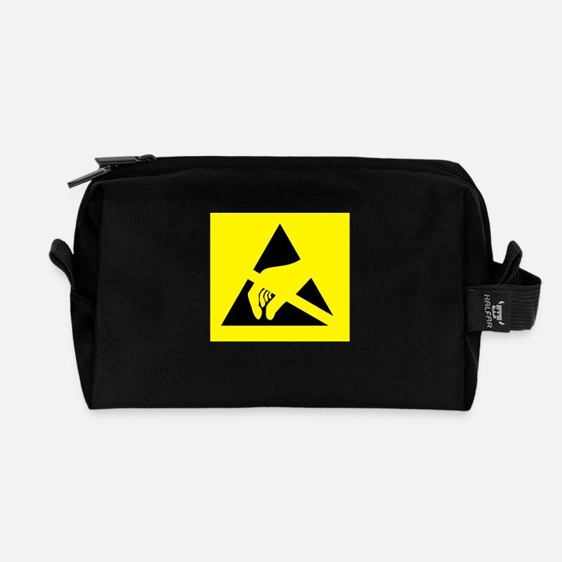 ESD Susceptible 2C - Recycelte Kulturtasche - Schwarz