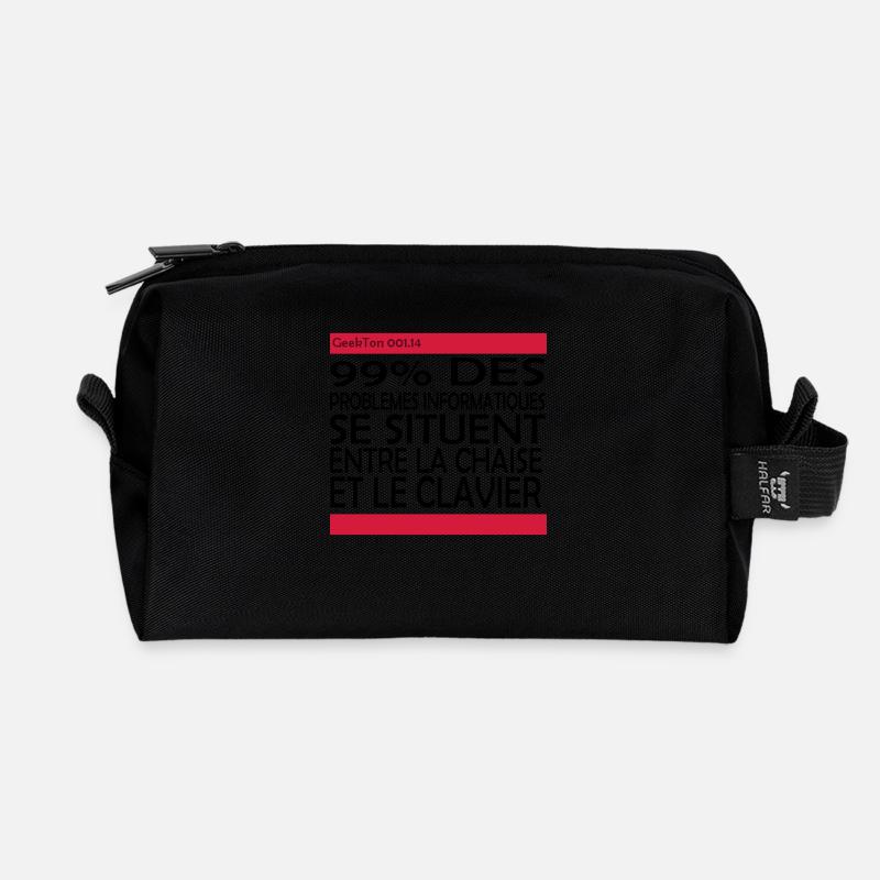 (14_99pourcent) - Trousse de toilette en tissu recyclé - noir