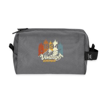31st Birthday - Legendary since November 1994 - Recycled Toiletry Zip Bag - anthracite - Front