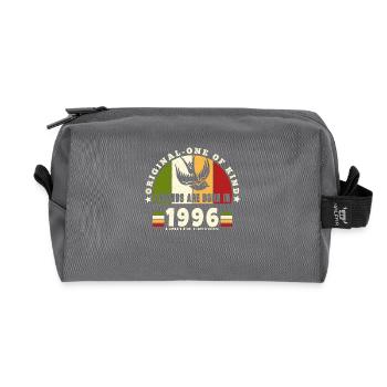 1996 Vintage Geburtstag Legende Geschenk - Recycelte Kulturtasche - Anthrazit - Vorne