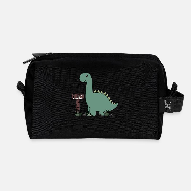 Dino Lio - Recycelte Kulturtasche - Schwarz