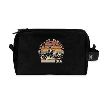 Jahrgang Jahrgang Jahrgang 2006 | Geschenk zum 19-jährigen Jubiläum 2006 - Recycelte Kulturtasche - Schwarz - Vorne