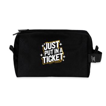 Technischer Support Computerfreak Nerd - Recycelte Kulturtasche - Schwarz - Vorne