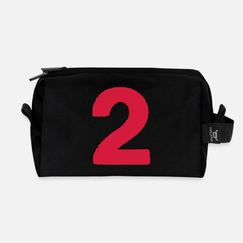 2 - Trousse de toilette en tissu recyclé - noir
