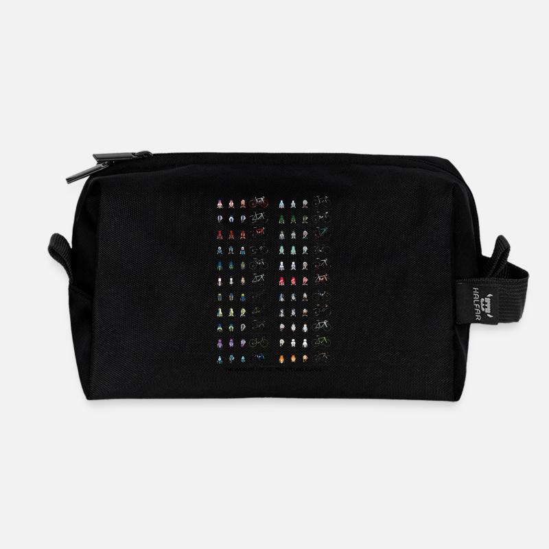 Pro Cycling Teams - Recycled Toiletry Zip Bag - black