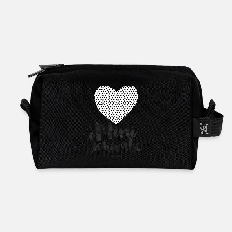 Mini Schwabe Dotties - Recycelte Kulturtasche - Schwarz