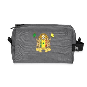 BLASON SENEGAL - Trousse de toilette en tissu recyclé - anthracite - Devant