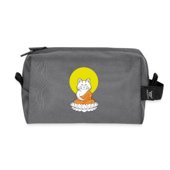 Master karin Buddha - Trousse de toilette en tissu recyclé - anthracite - Devant