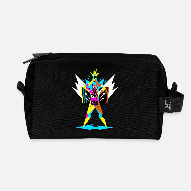 gamepijama - Recycled Toiletry Zip Bag - black