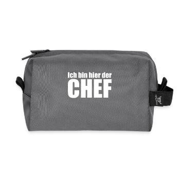 Chef - Recycelte Kulturtasche - Anthrazit - Vorne