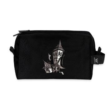 Vampir Schloss - Recycelte Kulturtasche - Schwarz - Vorne