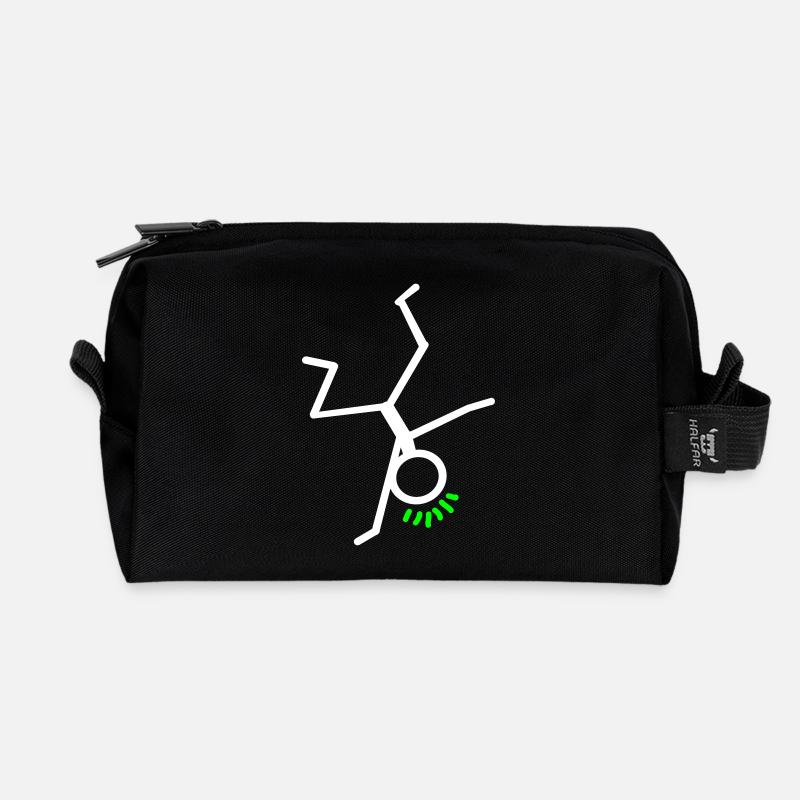 Breakdance - Recycelte Kulturtasche - Schwarz