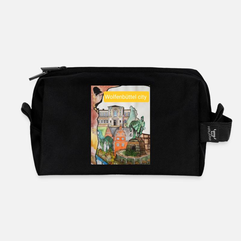 EG Wolfenbüttel City - Recycelte Kulturtasche - Schwarz