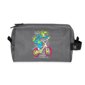 BMX Fahrrad | Buntes BMX - BMX Fahrer - Recycelte Kulturtasche - Anthrazit - Vorne