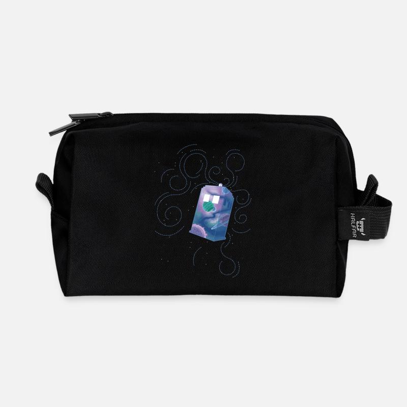 All The Wonders - Recycelte Kulturtasche - Schwarz