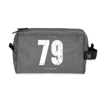 Vintage 79 T-Shirt in limitierter Auflage - Recycelte Kulturtasche - Anthrazit - Vorne