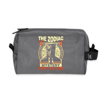 Le Zodiac Killer Mystère Rétro Vintage Depuis 1975 - Trousse de toilette en tissu recyclé - anthracite - Devant
