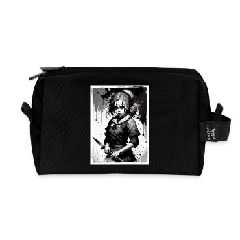 Mad Maud - Trousse de toilette en tissu recyclé - noir - Devant