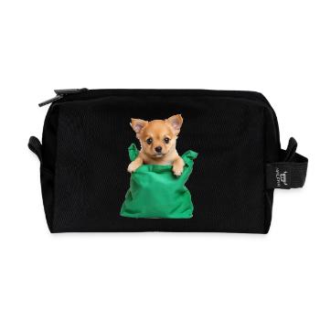 DoggyBag - Trousse de toilette en tissu recyclé - noir - Devant