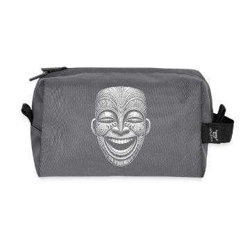 Masque - Trousse de toilette en tissu recyclé - anthracite - Devant