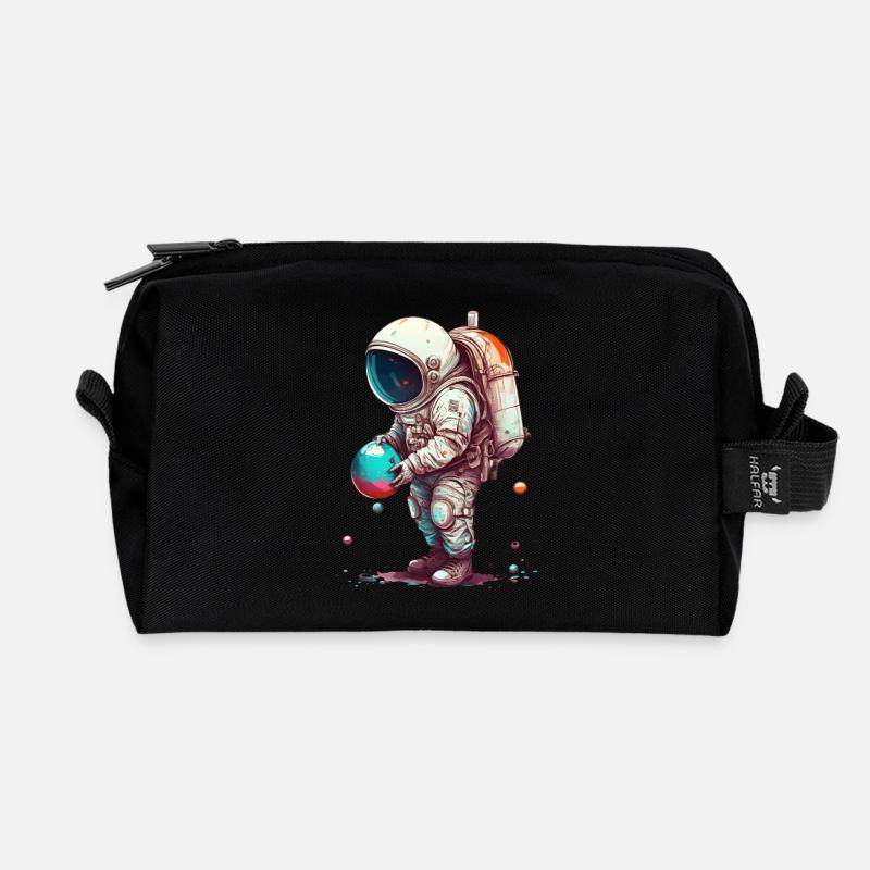 Påske Påske Hare Påskeaften Påskedag Påskeæg Forår - Recycled toilettaske - sort