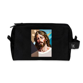 Heilige Abstraktion - Recycelte Kulturtasche - Schwarz - Vorne