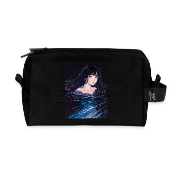 Lamentation des marées - Trousse de toilette en tissu recyclé - noir - Devant