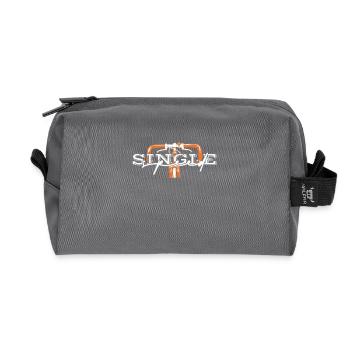Grafisches Singlespeed-Fahrrad - Recycelte Kulturtasche - Anthrazit - Vorne