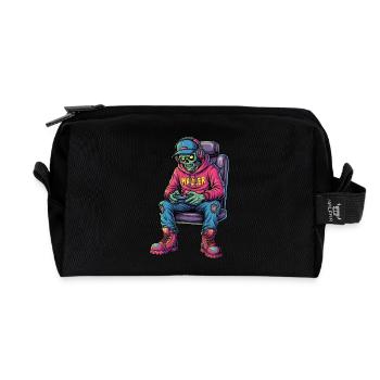 Undead Gamer : Zombie Gamer Trucker - Trousse de toilette en tissu recyclé - noir - Devant