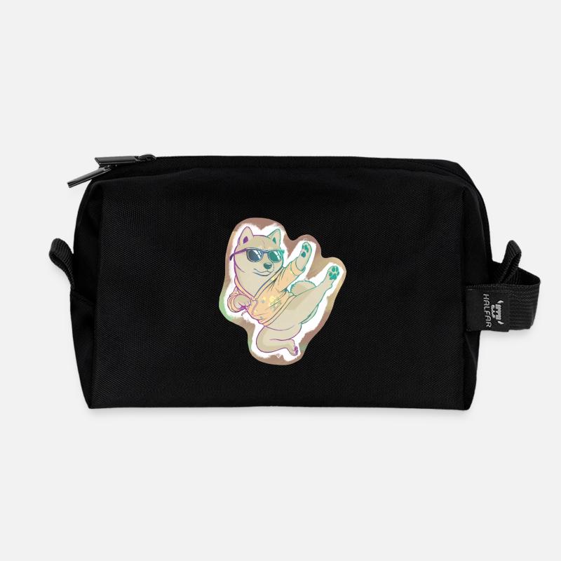 Shibaki - Recycelte Kulturtasche - Schwarz