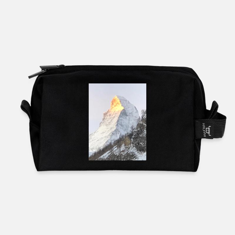 Matterhorn 2 - Recycled Toiletry Zip Bag - black