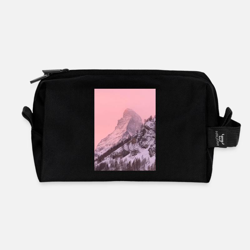 Matterhorn 3 - Recycled Toiletry Zip Bag - black