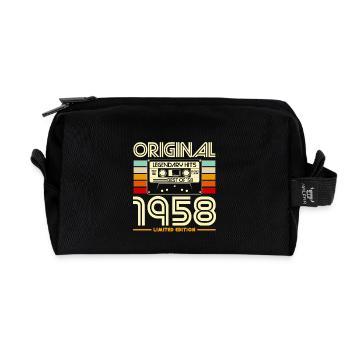 Original 1958 Vintage Cassette - Trousse de toilette en tissu recyclé - noir - Devant