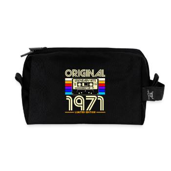 Cassettes 1971 Édition Limitée - Trousse de toilette en tissu recyclé - noir - Devant