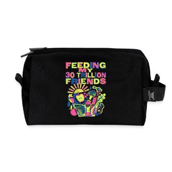 30 Trillion Friends Nutrition - Recycled Toiletry Zip Bag - black - Front