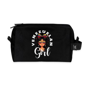 Drapeau du Venezuela Fierté & Maison Venezuela - Trousse de toilette en tissu recyclé - noir - Devant
