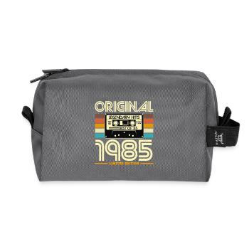 Originale limitierte Edition von 1985 - Recycelte Kulturtasche - Anthrazit - Vorne