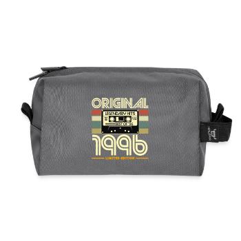 Originale Nostalgia-Kassette von 1996 - Recycelte Kulturtasche - Anthrazit - Vorne
