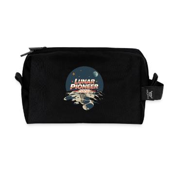Lunar Pioneer 2025 - Recycelte Kulturtasche - Schwarz - Vorne