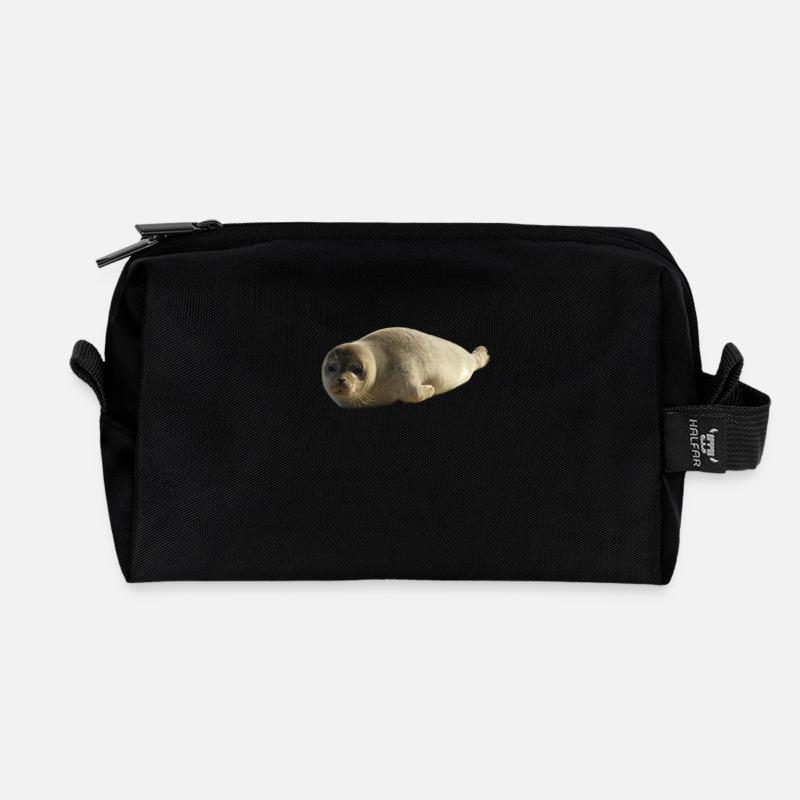 Heuler - Recycelte Kulturtasche - Schwarz