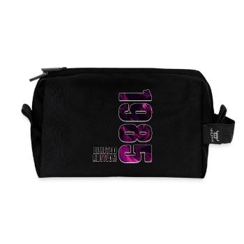 1985 Vintage Edition Limitée - Trousse de toilette en tissu recyclé - noir - Devant