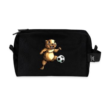 Marmots Football - Recycled Toiletry Zip Bag - black - Front